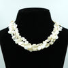 Pearl Shell Cluster Necklace