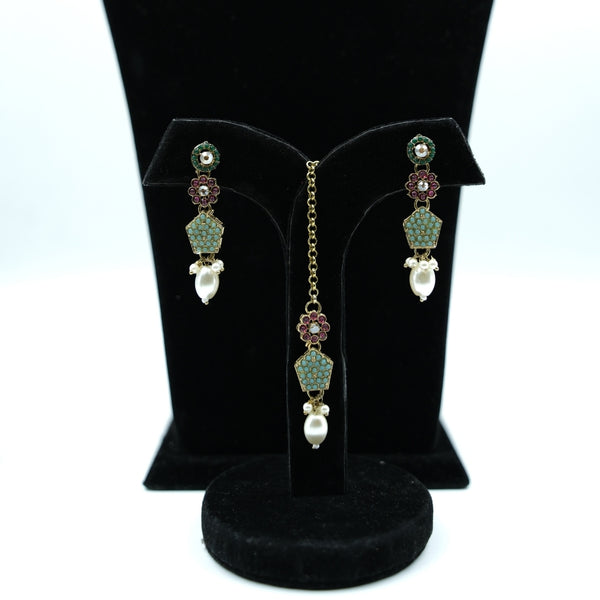 Royal Pastel Pearl Choker Set