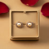 Aurora Pearl Halo Studs