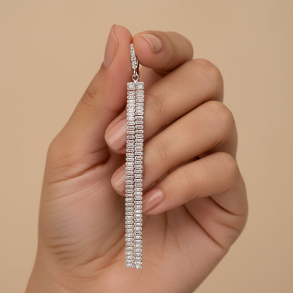 Eterna Spark Line Earrings