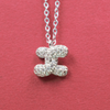 Diamond Initial “I” Pendant