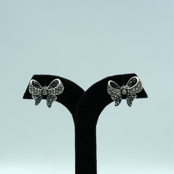 Midnight Bow Spark Studs