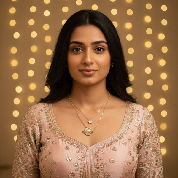 Celestial Moon & Star Pendant