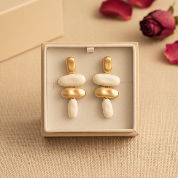 Aurora Pebble Drop Earrings