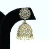 Royal Kundan Pearl Dome Jhumka Earrings