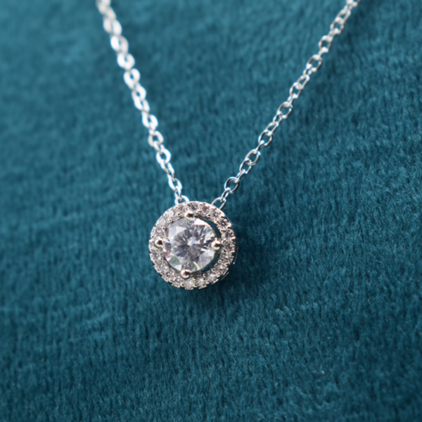 Infinity Halo Spark Pendant