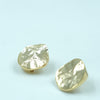 Aurora Gleam Gold Stud Earrings
