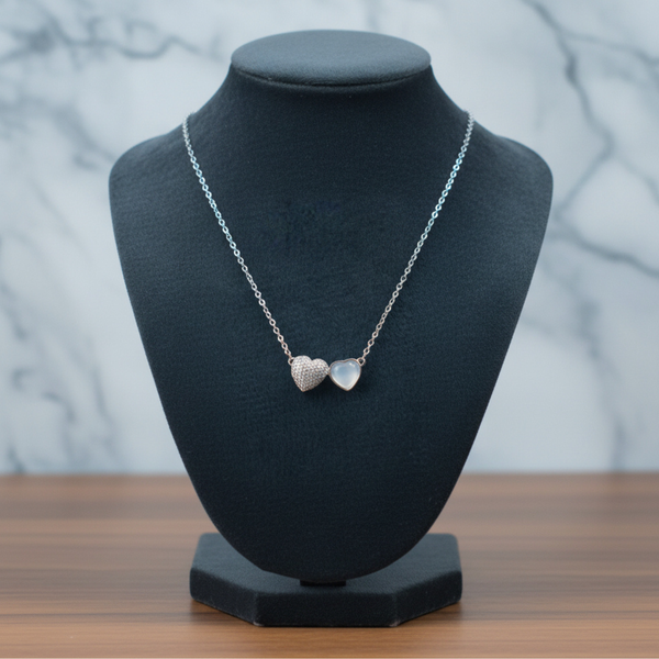 Twin Heart Whisper Pendant