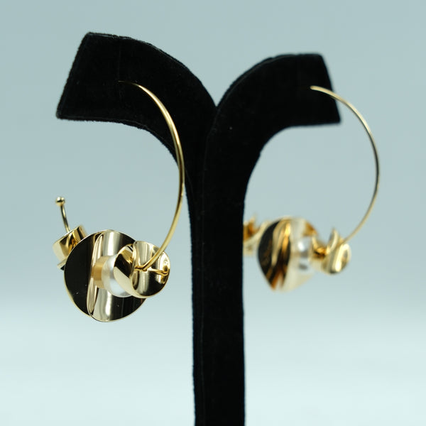 Aurelia Twist Hoop Earrings