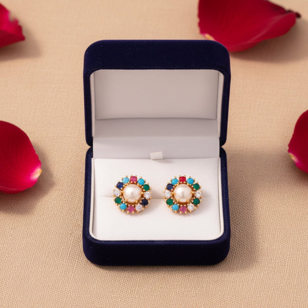 Navratna Pearl Radiance Set