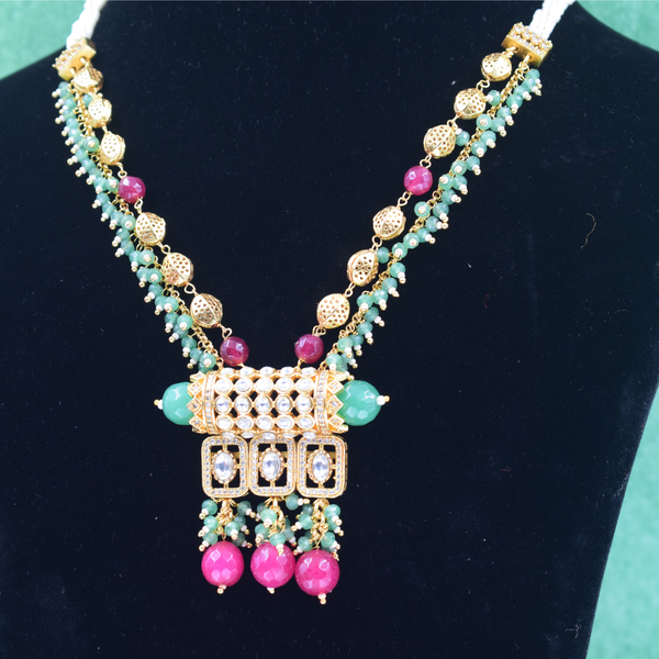 Royal Kundan Bead Necklace