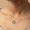 Infinity Duo Circle Pendant