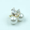 Pearl Blossom Stud Earrings