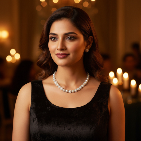 Ivory Pearl Elegance Necklace