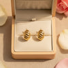 Golden Twist Elegance Studs