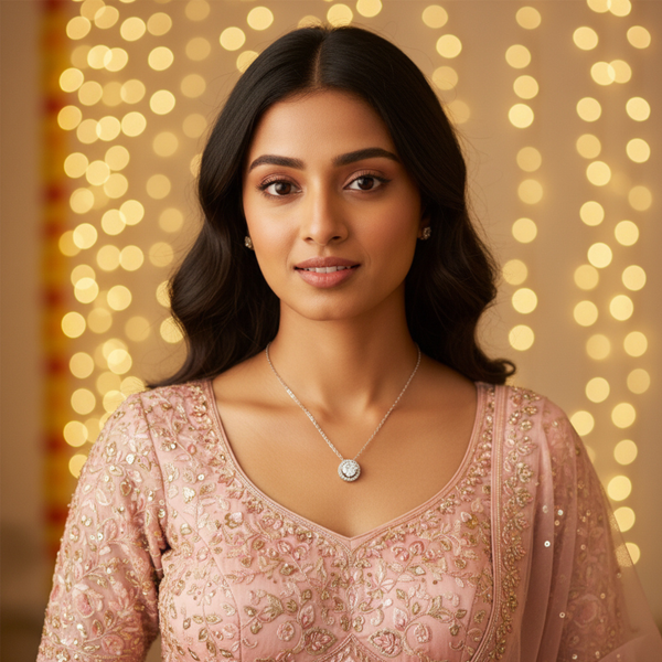 Infinity Halo Spark Pendant