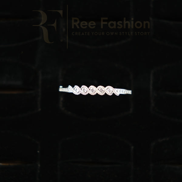 Crystal Elegance Infinity Bangle