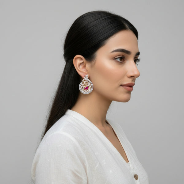 Ruby Royale Pendant Set