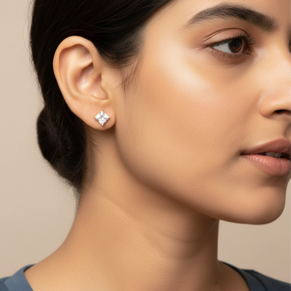 Aurora Square Spark Studs