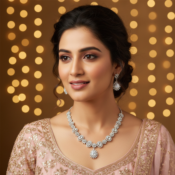 Celestia Sparkle AD Necklace Set