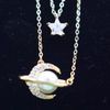 Celestial Moon & Star Pendant