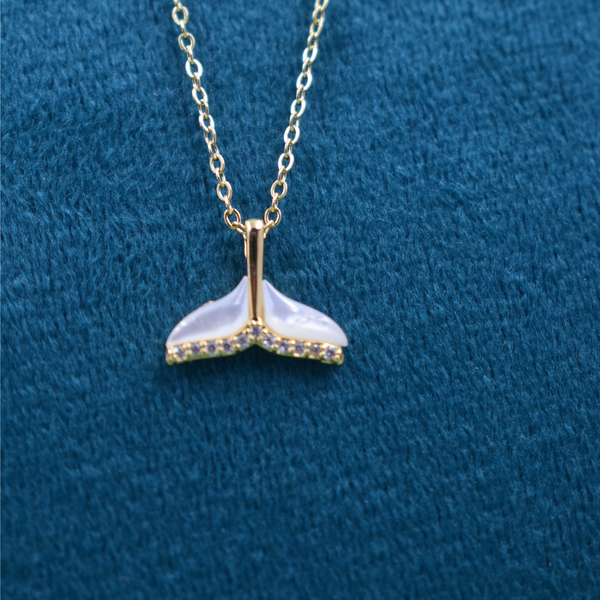 Golden Pearl Bloom Pendant