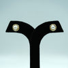Golden Embrace Pearl Studs