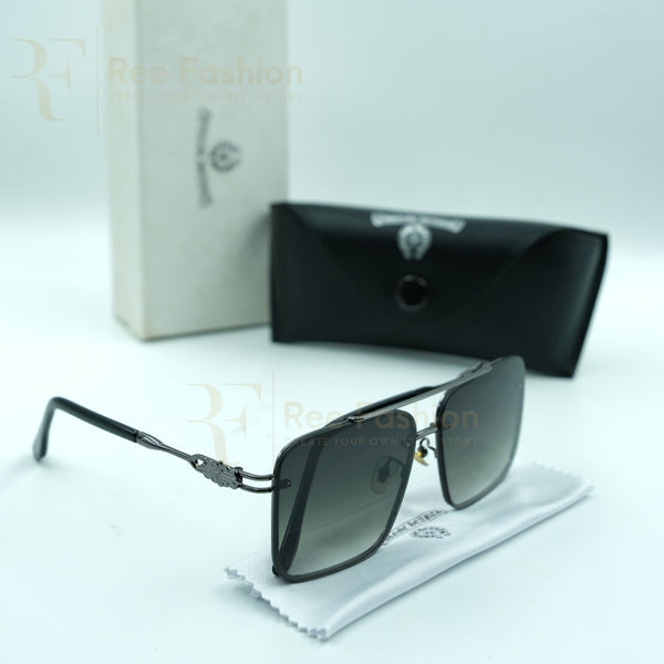 Elite Black Square Frame Designer-Inspired Shades