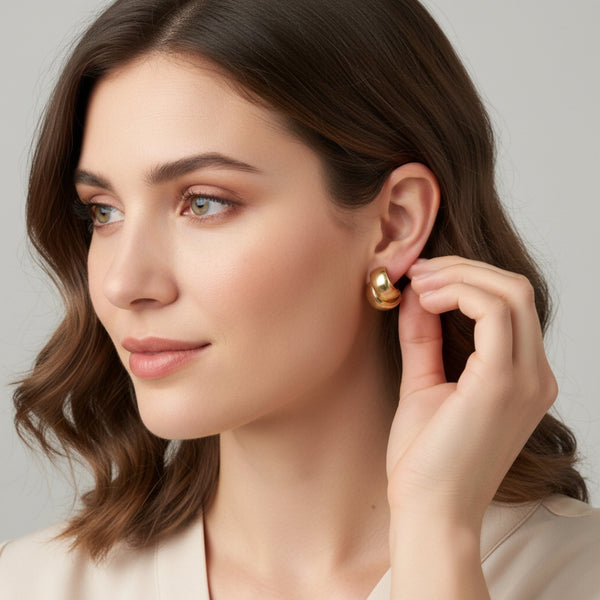Aurelia Golden Hoops