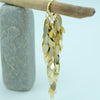 Golden Leaf Cascade Earrings
