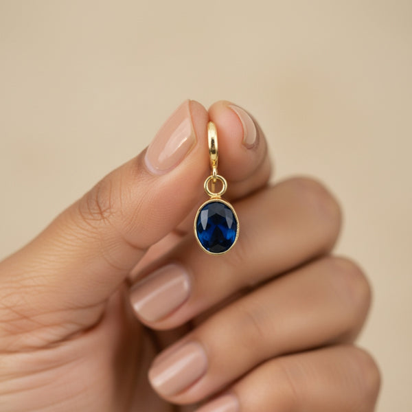 Midnight Sapphire Charm Set