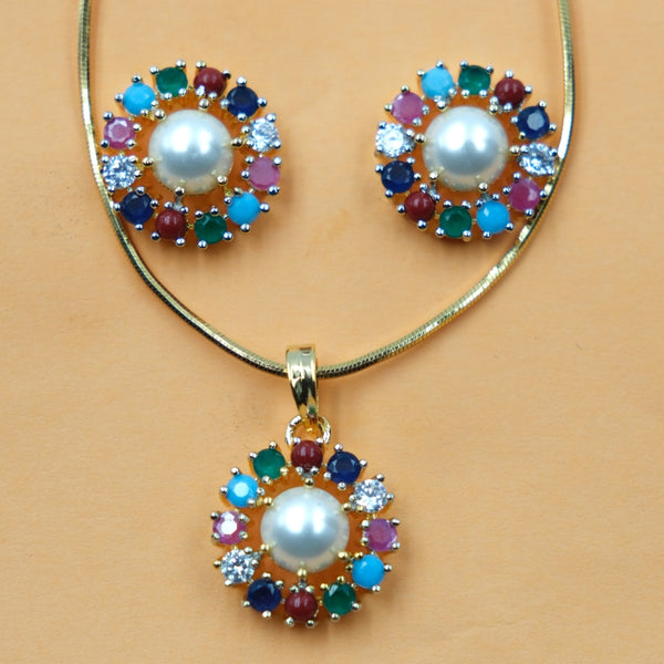 Navratna Pearl Radiance Set