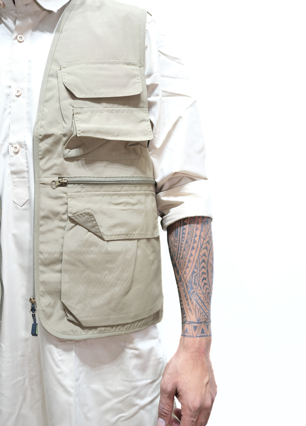 Tactical Multi-Pocket Desert Utility Vest
