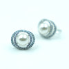 Celeste Blue Pearl Studs