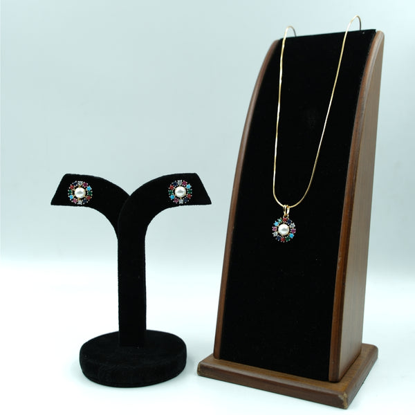 Navratna Pearl Radiance Set