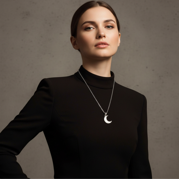 Luna Crescent Moon Pendant