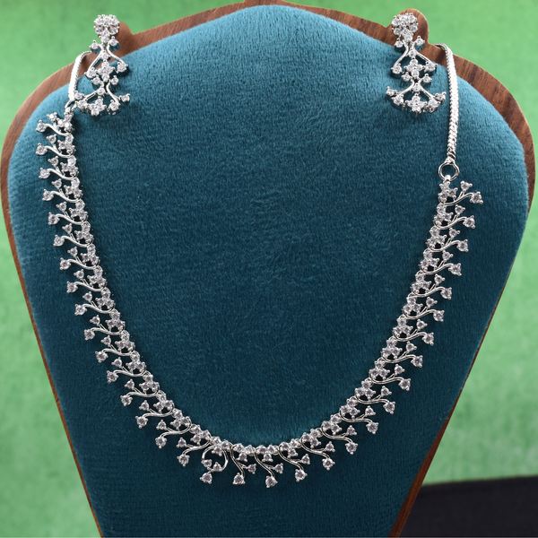 Crystal Vine Grace AD Necklace Set