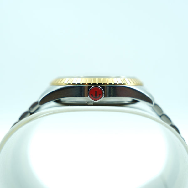 Golden Horse Blue Dial