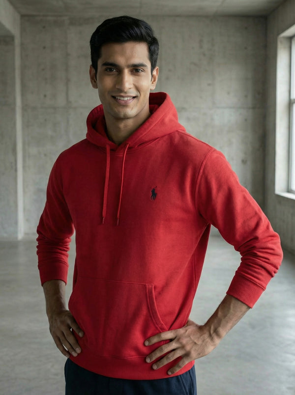 Classic Red Comfort Hoodie