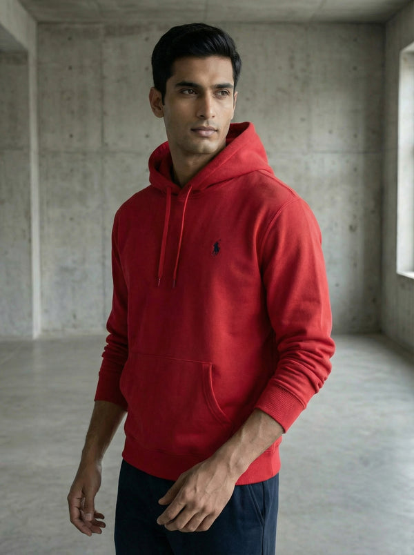Classic Red Comfort Hoodie