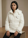 Ivory Winter Shield Jacket