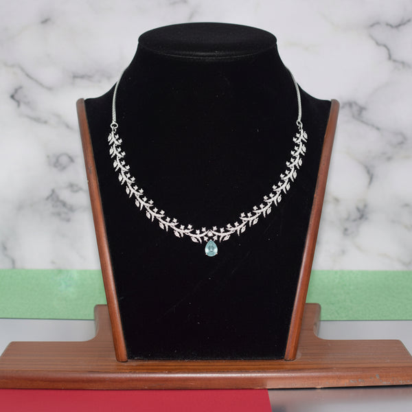 Emerald Dewdrop Vine Necklace