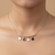 Monochrome Charm Bar Necklace