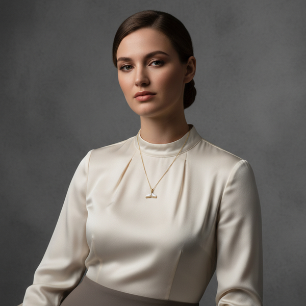 Golden Pearl Bloom Pendant