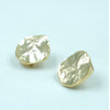 Aurora Gleam Gold Stud Earrings