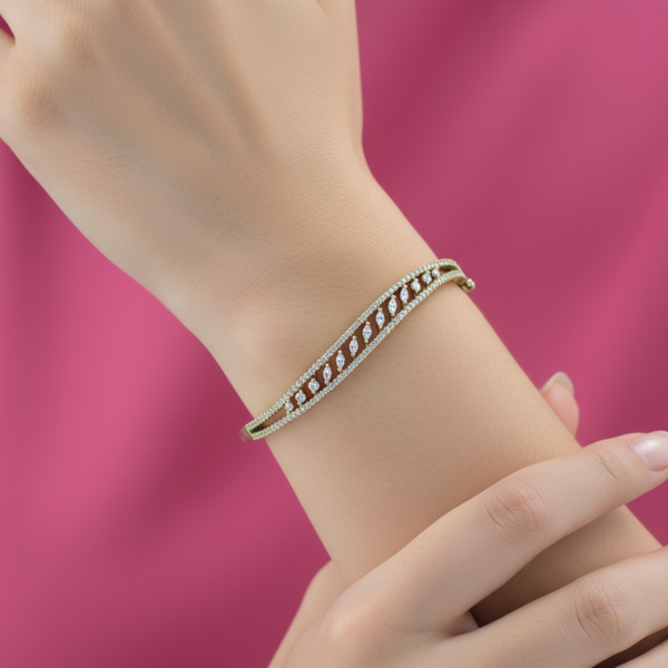 Grace Line Diamond Bracelet