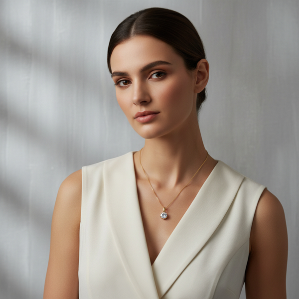 Classic Radiance Solitaire Pendant