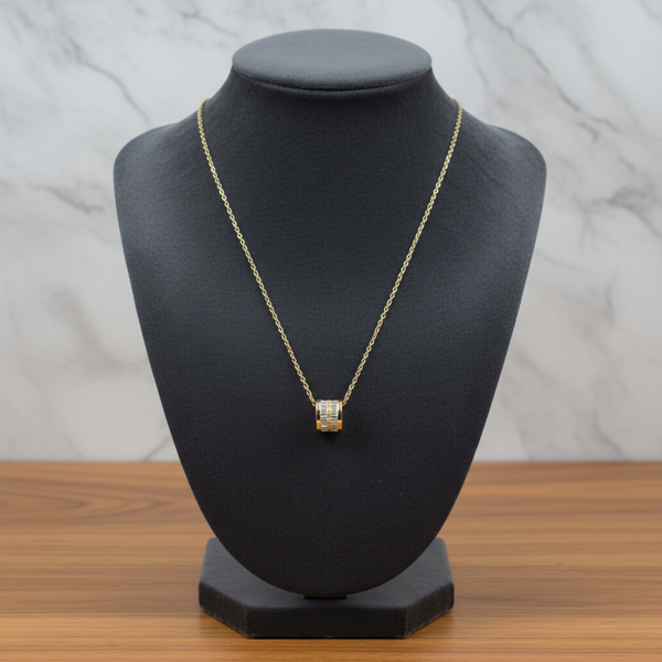 Golden Spark Barrel Pendan