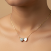 Twin Heart Grace Pendant