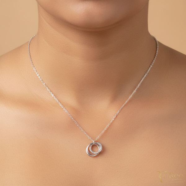 Eternal Duo Circle Pendant